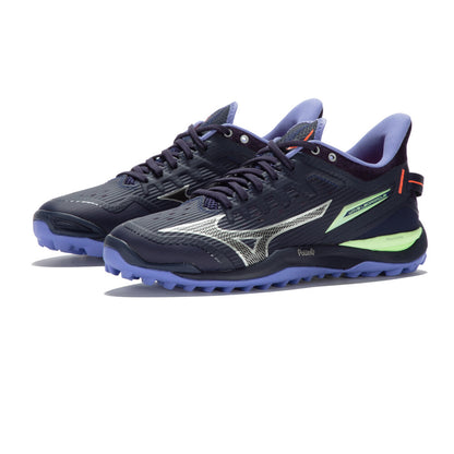 MIzuno Wave Leopardus - Everning Blue/Techno Green