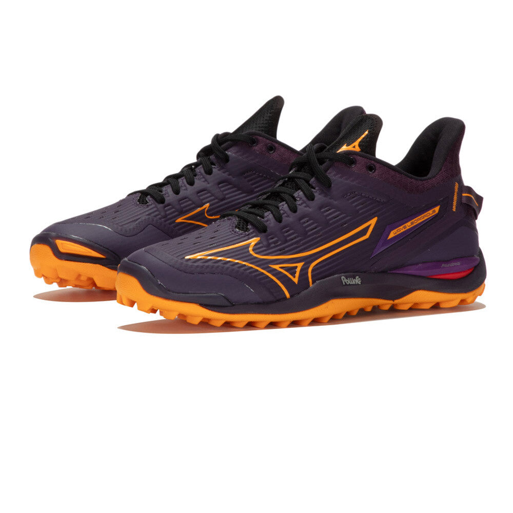 MIzuno Wave Leopardus - PurpleMgic/CarrtCurl/HghRskRed