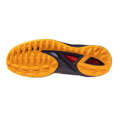 MIzuno Wave Leopardus - PurpleMgic/CarrtCurl/HghRskRed